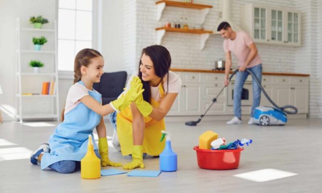 House Cleaning Motivation and Tips with the Kids